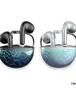Remax TWS-3 Wireless Earbuds Twins Earphone With Charging Box - 3