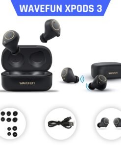 Wavefun XPods 3 Bluetooth Earphone HIFI aptX Headphones IPX7 Wireless Headphones Touch Control Wireless Earphones Bluetooth 5.0