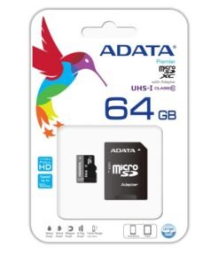 Adata 64GB Micro SD Class-10 (SDXC-UHX-I) Memory Card With Adapter - 2