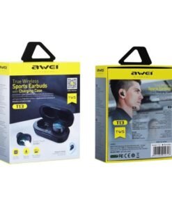 Awei T13 Touch TWS Dual Ear Bluetooth Earbuds With Charging Doc - 3