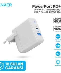 Anker Powerport PD+2 33W Dual Port Wall Charger - 2