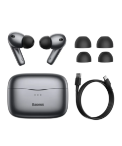 Baseus S2 ANC Earphone Active Noise Cancelling Hi-Fi Audio Gaming TWS Earphone NGS2-0G Grey