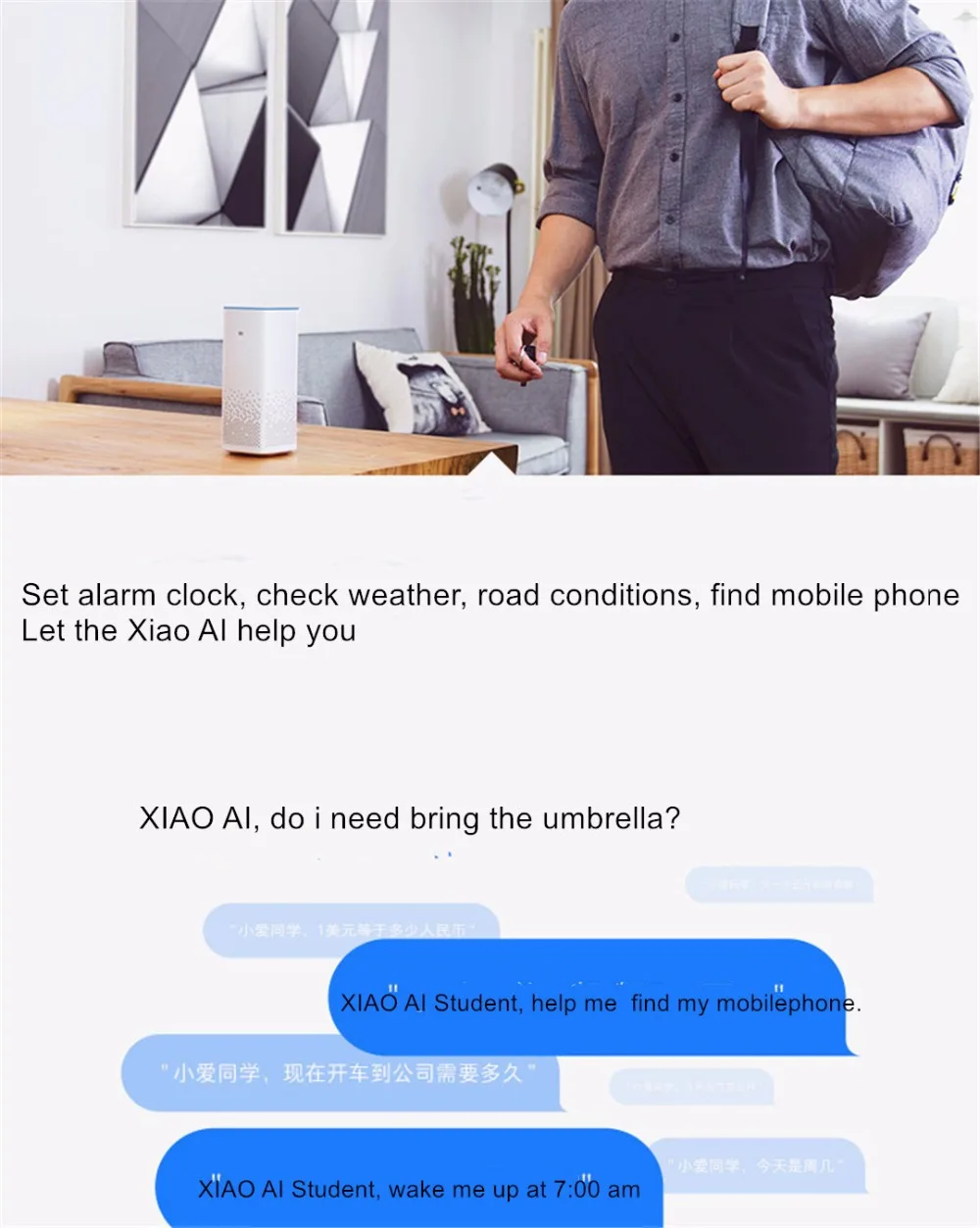 Xiaomi Xiaoai Ai MDZ-25-DA mart Home Bluetooth Speaker 8 Xiaomi Xiaoai Ai MDZ-25-DA mart Home Bluetooth Speaker 8