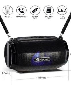 KISONLI LED-904 Wireless HiFi portable bluetooth Speaker TWS 5w - 2
