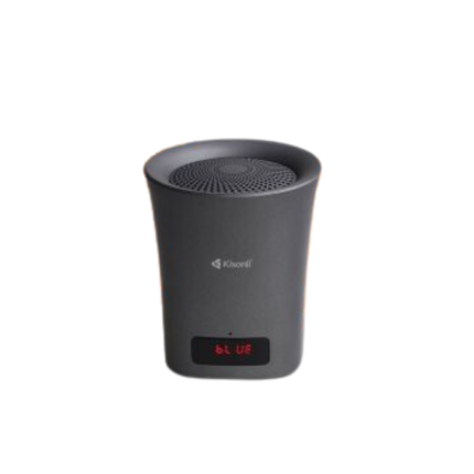 Kisonli LED – 800 Wireless Bluetooth Clock Speaker – Black (1)