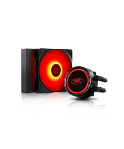 DEEP COOL GAMMAXX L120T 120MM LIQUID COOLER RED LED FAN