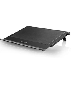 DEEP COOL N65 Laptop Cooling Pad, Dual 140mm Fans of 1000RPM, Full Metal Panel, Removable Dust Filter, Anti-Slip Baffle, Two Adjustable Angles, USB3.0 x1