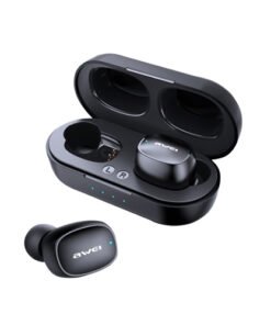 Awei T13 Touch TWS Dual Ear Bluetooth Earbuds With Charging Doc - 2