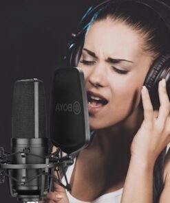 BOYA BY-M1000 Professional Large Diaphragm XLR Condenser Microphone (3 Polar Patterns) - 4
