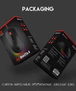 Fantech G13 RHASTA II DPI 800-2400 Professional Wired Gaming Mouse USB For PC Laptop Pro PC Computer Office - 2
