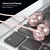 UiiSii US60 Bamboo Earphones In-ear Earbuds Headphones with Microphone Corded Headset