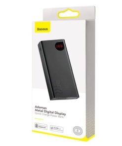 Baseus Adaman Metal Digital Display Quick Charge Power Bank 10000mAh 22.5W Black - 3