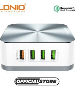 LDNIO A8101 QC3.0 50W 10A Output 8 USB Ports Desktop Charger EU US Plug Fast Charging Dock Auto Identification For Smartphone Tablet PC - 6