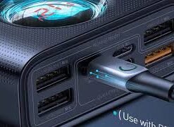 Baseus Amblight Power Bank 30000mAh 33W PD3.0 QC3.0 4x USB / 1x USB Type C with LED screen - 3