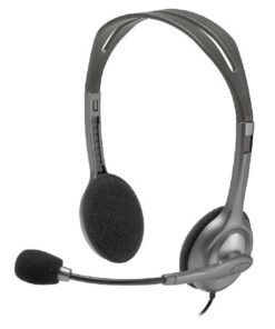 Best Budget Call Center Headphone/ Headset With Adjustable Microphone- Logitech (H111)
