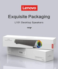 Lenovo DS101 Sound Box Audio Wired Mini Double Speaker Subwoofer - 4