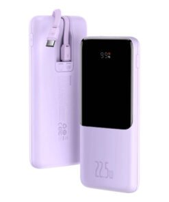 Baseus Elf Digital Display Power Bank Fast Charging 10000mAh 22.5W Violet (PPJL010005)