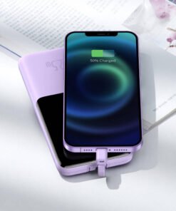 Baseus Elf Digital Display Power Bank Fast Charging 10000mAh 22.5W Violet (PPJL010005) - 2