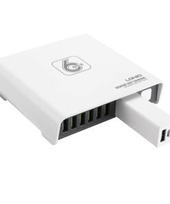 LDNIO A6802 6 USB Desktop Charger with Power Bank