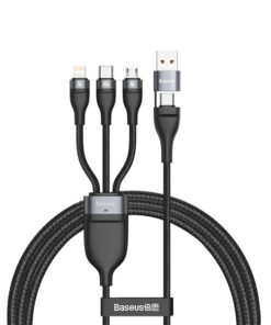 Baseus Two-for-three Fast Charging Flash Series 100W Data Cable - 2