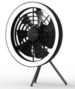 JISULIFE FA17 Outdoor LED Ceiling Fan with Long Tripod Stand