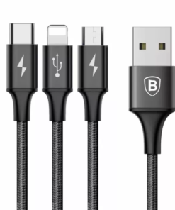 Baseus 3 In 1 Universal Multi USB Cable (CAMLT-SU01)