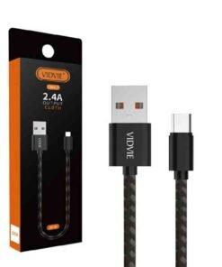 VIDVIE USB TO TYPE C  CB441T 2.4A OUTPUT CLOTH 100CM - 4