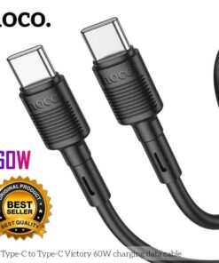 HOCO X83 TYPE C TO TYPE C 60W 1M FAST CHARGING DATA CABLE - 4