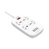LDNIO 4 POWER-SOCKET+4 USB-A 2500W SC4407 MULTI PLUG