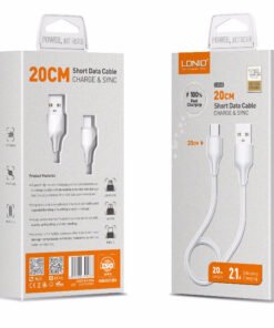 LDNIO LS540 USB TO TYPE C 20CM SHORT DATA CABLE