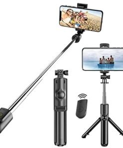 XT02 Wireless Bluetooth Tripod Mobile Phone Selfie Stick - 3