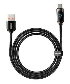 BASEUS DISPLAY FAST CHARGING DATA CABLE USB TO TYPE C 1M 5A