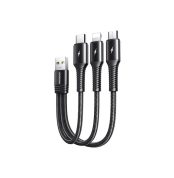 JOYROOM S-01530G9 3 IN 1 SHORT CHARGING CABLE 15CM