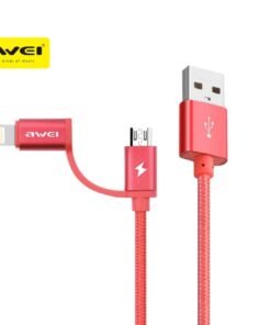 AWEI CL-930C 20CM 2IN1 DATA TRANSMIT AND CHARGING CABLE