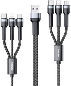 REMAX 6 IN 1 RC-124 2.4A FAST CHARGING CABLE