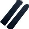NAVY BLUE 22mm Rubber/Silicone STRAP/BAND FIT OMEGA WATCH