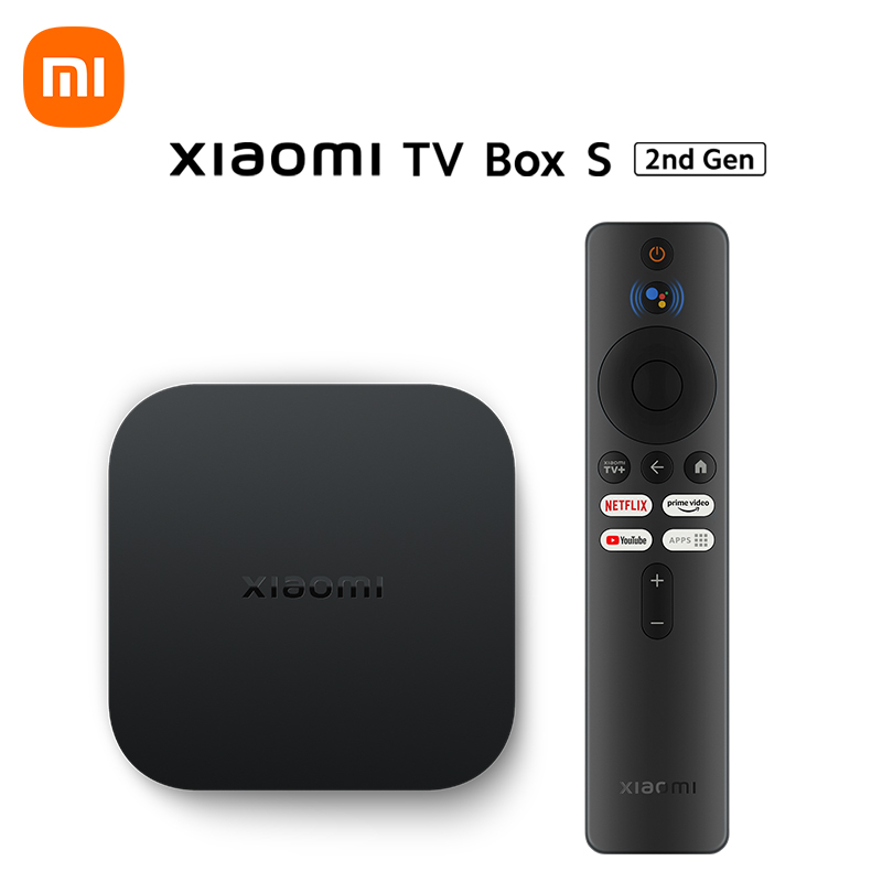 Xiaomi Mi Box S Android TV with Google Assistant Remote Streaming