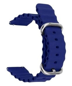 Silicone Ocean Band/Strap 20mm Navy Blue