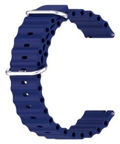Silicone Ocean Band/Strap 20mm Navy Blue - 2