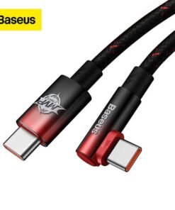 BASEUS MVP 2 ELBOW TYPE C TO TYPE C 100W CHARGING DATA CABLE