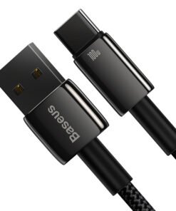BASEUS TUNGSTEN GOLD FAST CHARGING DATA CABLE TYPE C TO TYPE C 100W 1M