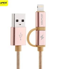 AWEI CL-930C 20CM 2IN1 DATA TRANSMIT AND CHARGING CABLE - 2