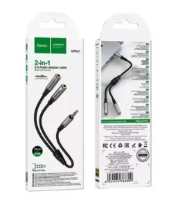 HOCO UPA21 2-IN-1 3.5 AUDIO ADAPTOR CABLE