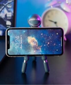ZRS-P01 Phone Stand Steady Anti-scratch Universal Spaceman Desk Phone Tablet Lazy Holder for Livestreaming