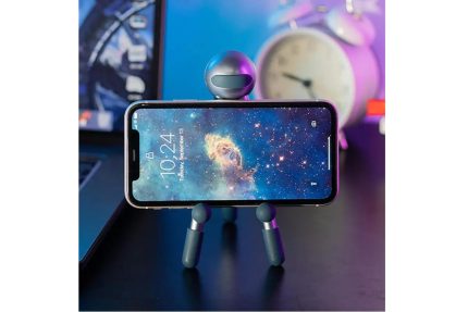 ZRS-P01 Phone Stand Steady Anti-scratch Universal Spaceman Desk Phone Tablet Lazy Holder for Livestreaming
