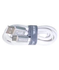 Product Features: USB Type – C Data Ready 2.4 A 1M true length Fast charging supported High speed data transfer Color: White