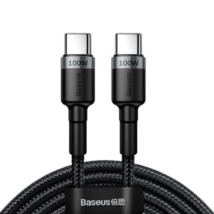 BASEUS CAFULE PD 2.0 100W FLASH CHARGING TYPE C TO TYPE C 2M CABLE