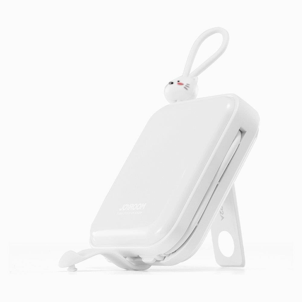 Joyroom-power-bank-with-USB-C-and-Lightning-cables-and-stand-Cutie-Series-10000mAh-22-5W