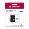 Transcend 256GB Micro SD UHS-I U3 Memory Card with Adapter