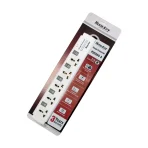 HUNTKEY PZC504-3 FIVE SOCKET 5 SWITCH 3M